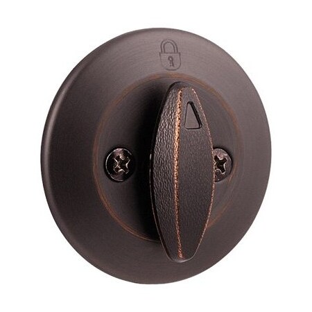 Kwikset VB SGL Sided Deadbolt 663 11P BP RCLRCS
